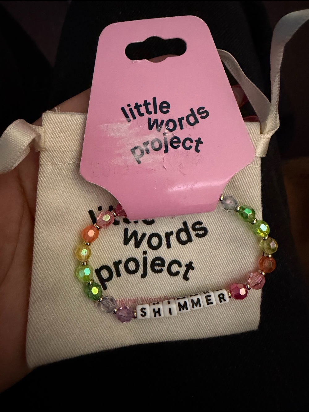 Little words project “Shimmer” Bracelet